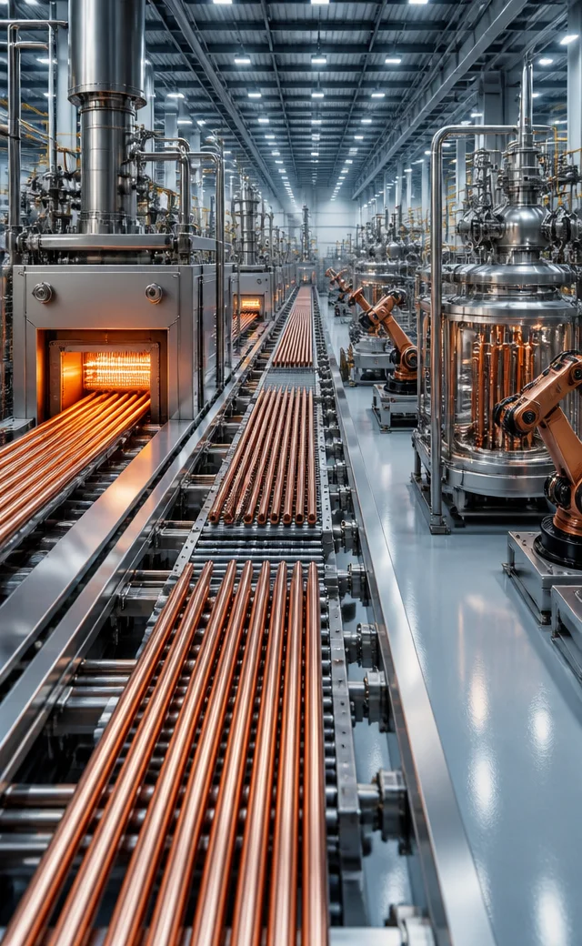 Home heat pipe manufacturing system